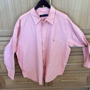Ralph Lauren Light Pink Button-Down Oxford Shirt